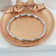 PULSERA ACERO Plateado ZO6702B450 -2C14