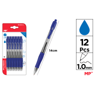 BOLIGRAFOS AZUL PUNTA 1.0MM 12UDS - C46