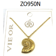 COLLAR ZO950N Plateado Acero Inoxidable -2D21