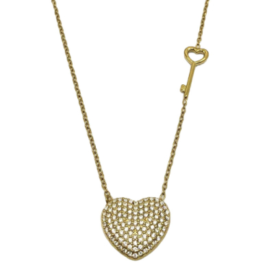 COLLAR ZO12989N Plateado Acero Inoxidable -2D31