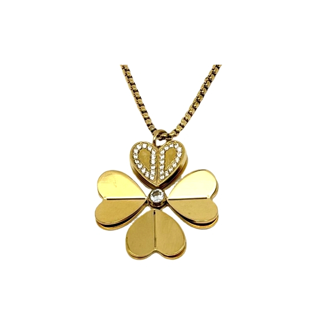 COLLAR ZO12801N Plateado Acero Inoxidable -2D54