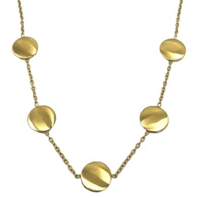COLLAR ZO13298N Dorado Acero Inoxidable -2D24