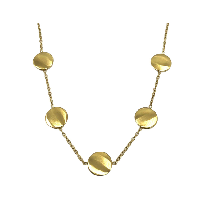 COLLAR ZO13298N Plateado Acero Inoxidable -2D24