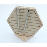COLLAR ACERO ZO11612N Plateado