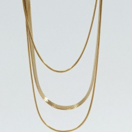 COLLAR ACERO ZO11612N Dorado -2D37