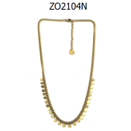 COLLAR ZO2104N Plateado Acero Inoxidable -E22
