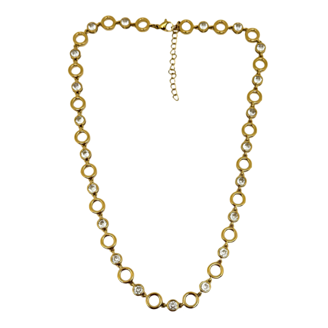 COLLAR ZO12791N Dorado Acero Inoxidable -2D17