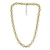 COLLAR ZO12791N Plateado Acero Inoxidable -2D17