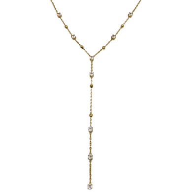 COLLAR ZO13220N Dorado Acero Inoxidable -2D16