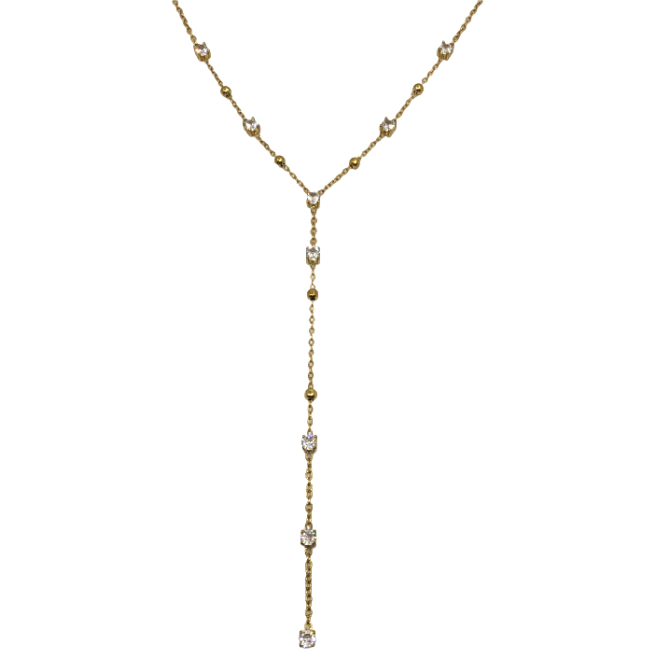 COLLAR ZO13220N Dorado Acero Inoxidable -2D16