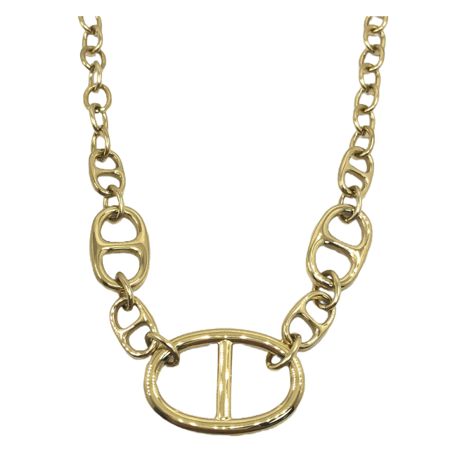 COLLAR ZO13225N Plateado Acero Inoxidable -2D52
