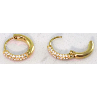 ARETES ZO10544E/9MM/300 Dorado Acero Inoxidable -F28
