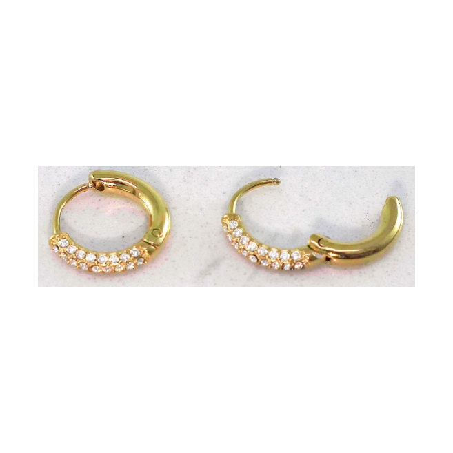 ARETES ZO10544E/9MM/300 Dorado Acero Inoxidable -F28