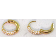 ARETES ZO10544E/9MM/300 Dorado Acero Inoxidable -F28