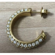 ARETES ZO12813E Plateado Acero Inoxidable -F27