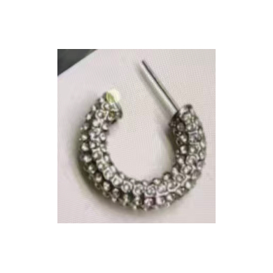 ARETES ZO13004E/20MM Plateado Acero Inoxidable -F27