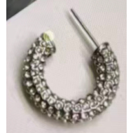 ARETES ZO13004E/20MM Plateado Acero Inoxidable -F27