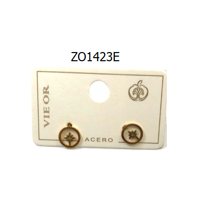 ARETES ZO1423E Plateado Acero Inoxidable -G11 G11