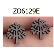 ARETES ZO6129E Plateado Acero Inoxidable -G11