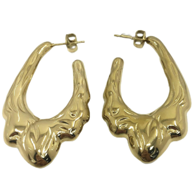 ARETES ZO12958E Plateado Acero Inoxidable -F26