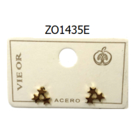 ARETES ZO1435E Plateado Acero Inoxidable -G11