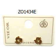 ARETES ZO1434E Plateado Acero Inoxidable -G12