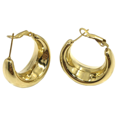 ARETES ZO12917E PLATEADO Acero Inoxidable -F58