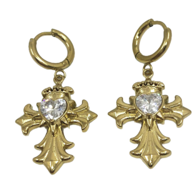 ARETES ZO13557E Plateado Acero Inoxidable -G21