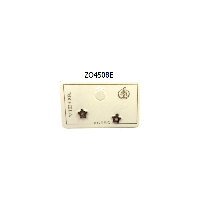 ARETES ZO4508E Plateado Acero Inoxidable -G210