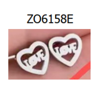 ARETES ZO6158E Plateado Acero Inoxidable -F110