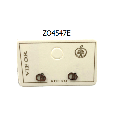ARETES ZO4547E Plateado Acero Inoxidable -F110