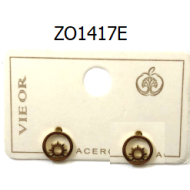 ARETES ZO1417E Plateado Acero Inoxidable -F18