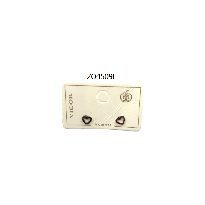ARETES ZO4509E Plateado Acero Inoxidable -F18