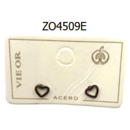 ARETES ZO4509E Plateado Acero Inoxidable -F18