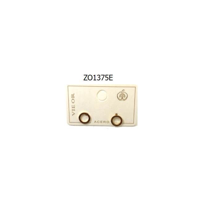 ARETES ZO1375E Plateado Acero Inoxidable -G15