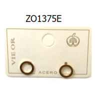 ARETES ZO1375E Plateado Acero Inoxidable -G15