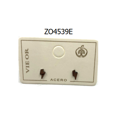 ARETES ZO4539E Plateado Acero Inoxidable -G18