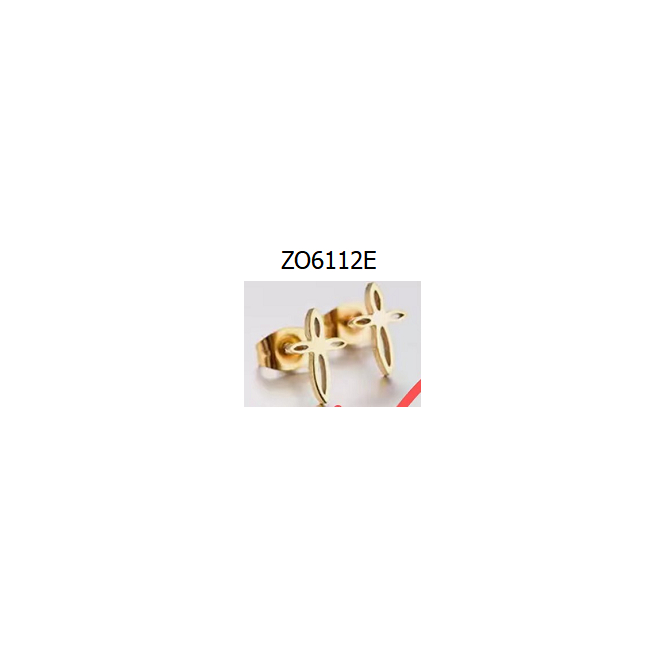 ARETES ZO6112E Plateado Acero Inoxidable -G14
