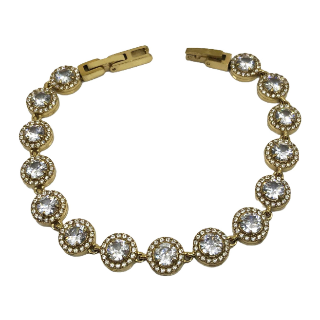 PULSERA ZO12847B Dorado Acero Inoxidable -2B22