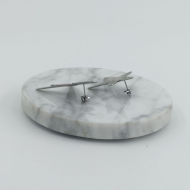 ARETES Acero ZO10302E250 Plateado -G49