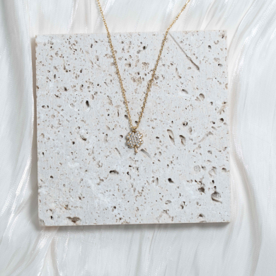 COLLAR ZO13584N Dorado Acero Inoxidable -2D31