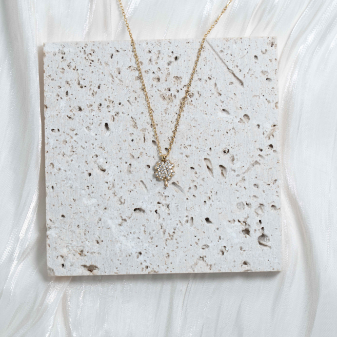 COLLAR ZO13584N Dorado Acero Inoxidable -2D31