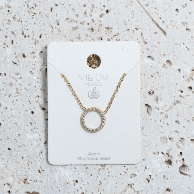 COLLAR ZO13316N Dorado Acero Inoxidable -2D31