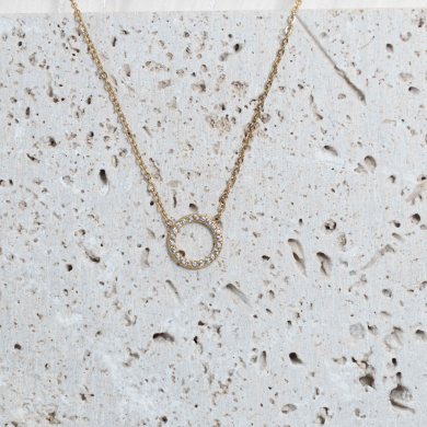 COLLAR ZO13316N Dorado Acero Inoxidable -2D31