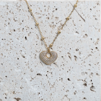 COLLAR ZO13254N Dorado Acero Inoxidable -2D31