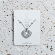 COLLAR ZO13254N Plateado Acero Inoxidable -2D31