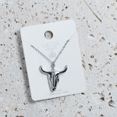 COLLAR Acero ZO10489N200 Plateado -2D21