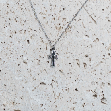 COLLAR ZO945N Plateado Acero Inoxidable -2D32