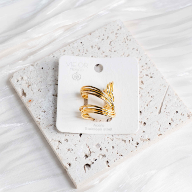 ANILLO ZO13544R Dorado Acero Inoxidable -2A57