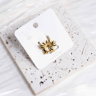 ANILLO ZO13061R Dorado Acero Inoxidable -2A43